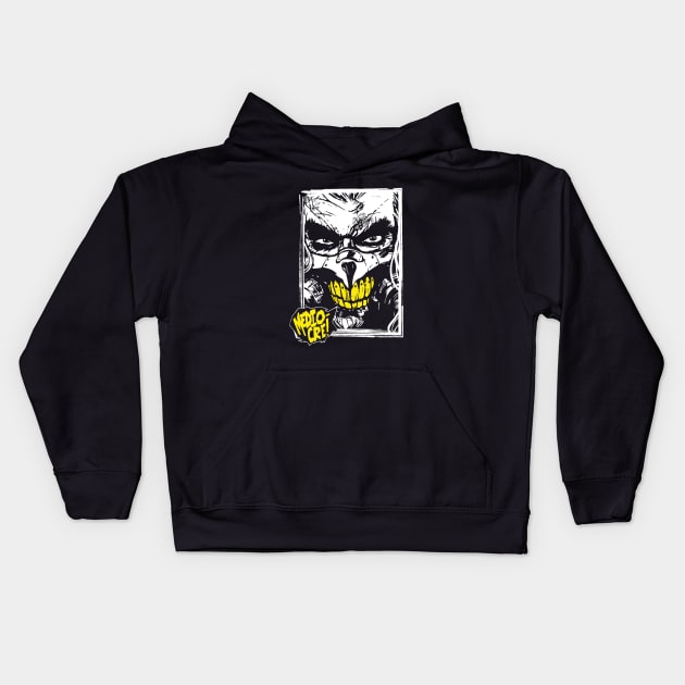 Mediocre! (Yellow) Kids Hoodie by demonigote